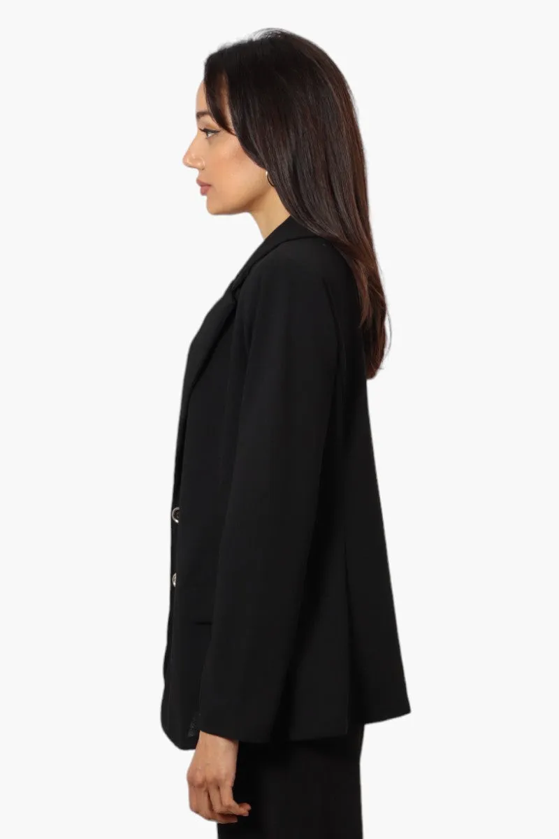 Limite Solid 2 Button Blazer - Black sold by Fairweather product image thumbnail 3