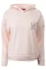 Super Triple Goose Solid Mesh Detail Hoodie - Blush sold by Fairweather