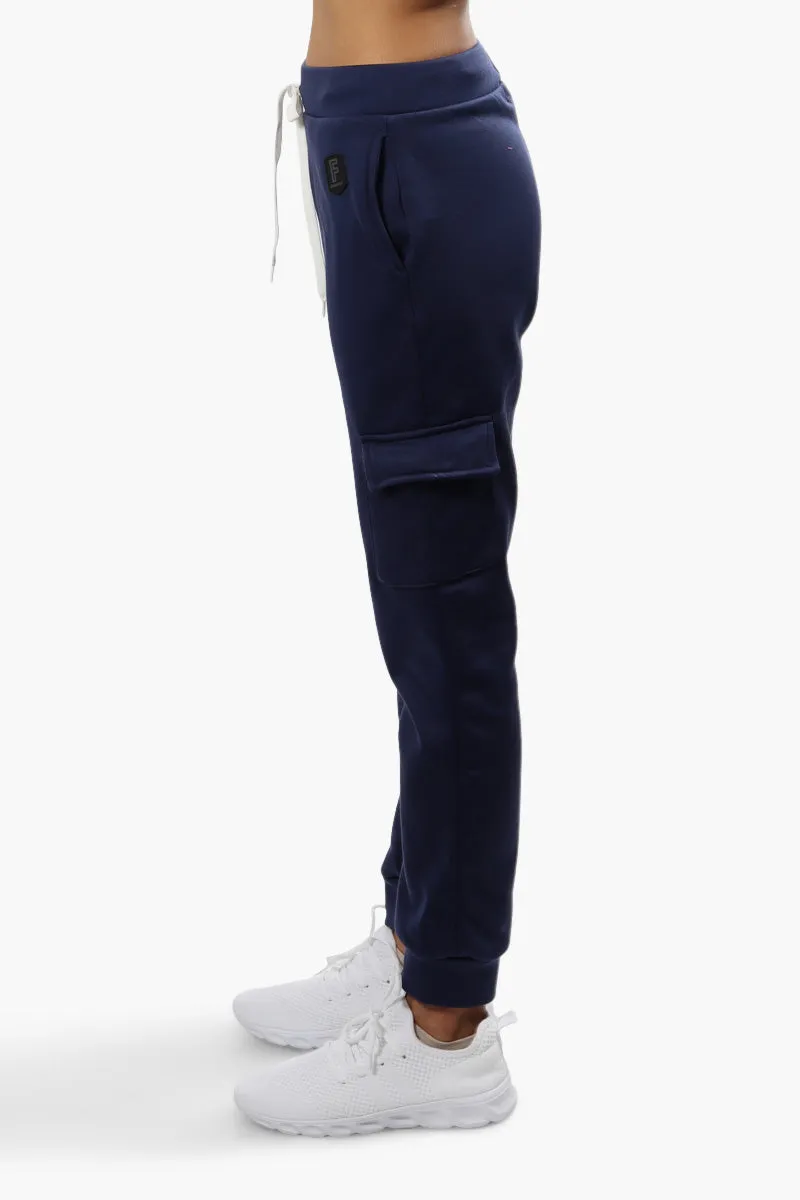 Fahrenheit Cargo Tie Waist Joggers - Navy sold by Fairweather product image thumbnail 3