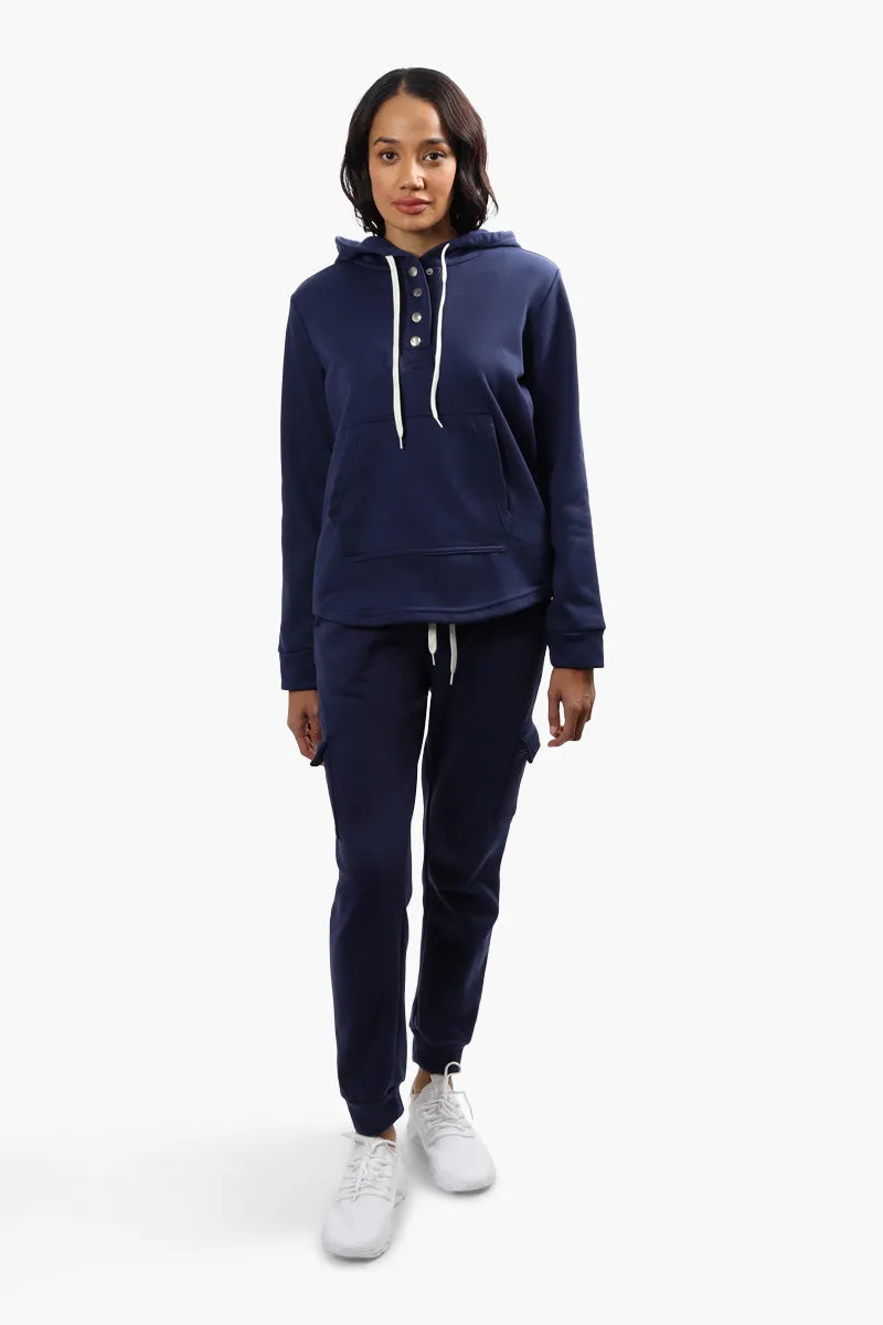 Fahrenheit Cargo Tie Waist Joggers - Navy sold by Fairweather product image thumbnail 2