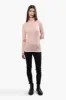 Majora Ribbed Turtleneck Long Sleeve Top - Pink sold by Fairweather