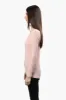 Majora Ribbed Turtleneck Long Sleeve Top - Pink sold by Fairweather