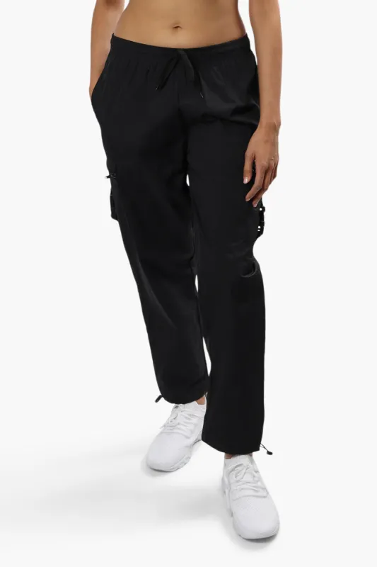 Urbanology Cargo Parachute Pants - Black sold by Fairweather