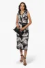 Majora Floral Belted Sleeveless Maxi Dress - Black sold by Fairweather