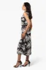 Majora Floral Belted Sleeveless Maxi Dress - Black sold by Fairweather