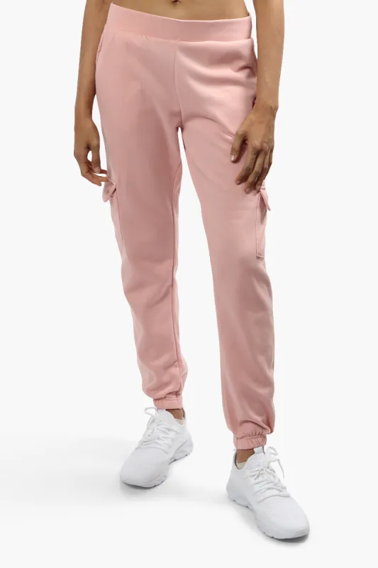 Canada Weather Gear Flap Pocket Cargo Joggers - Pink sold by Fairweather