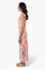 Majora Floral Mesh Maxi Dress - Pink sold by Fairweather