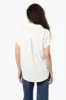 Urbanology Button Up Cap Sleeve Blouse - White sold by Fairweather