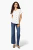 Urbanology Button Up Cap Sleeve Blouse - White sold by Fairweather