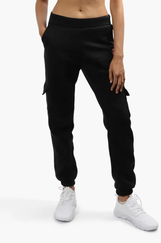 Canada Weather Gear Flap Pocket Cargo Joggers - Black sold by Fairweather