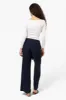 International INC Company Solid Belted Palazzo Pants - Navy sold by Fairweather