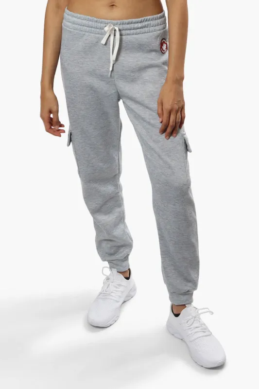 Canada Weather Gear Tie Waist Cargo Joggers - Grey sold by Fairweather