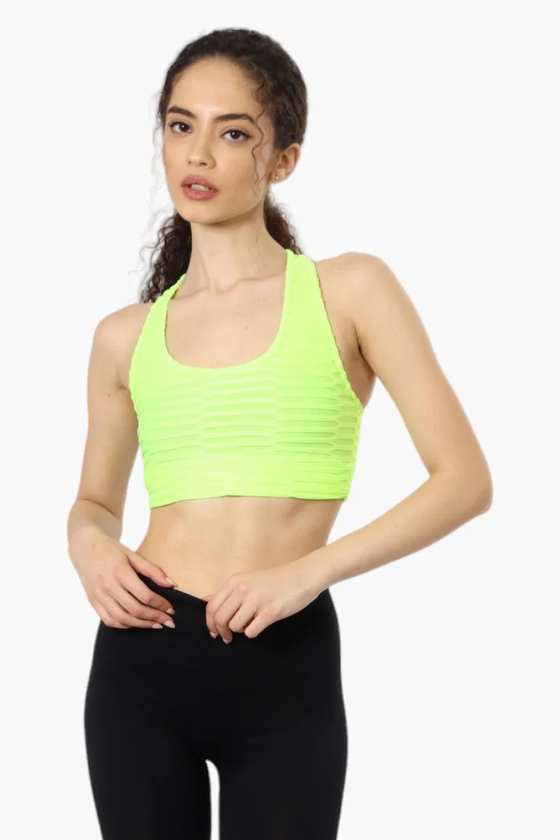 Toxika Basic Waffle Tank Top - Yellow sold by Fairweather