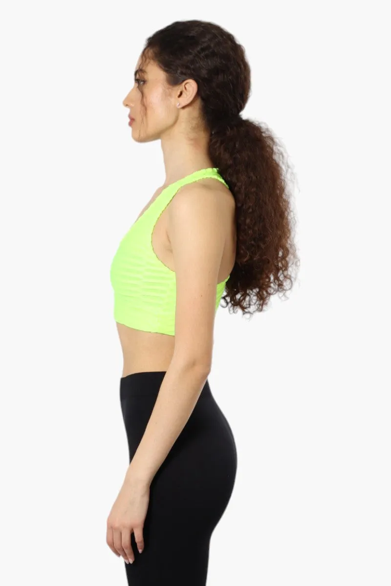 Toxika Basic Waffle Tank Top - Yellow sold by Fairweather product image thumbnail 3