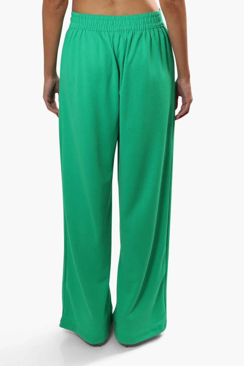 Limite Solid Wide Leg Pants - Green sold by Fairweather product image thumbnail 4