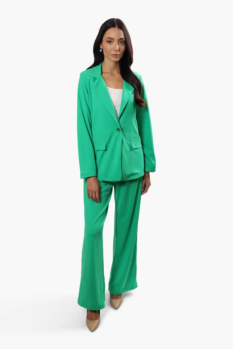 Limite Solid Wide Leg Pants - Green sold by Fairweather product image thumbnail 2