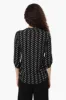 Beechers Brook Striped Roll Up Sleeve Henley Shirt - Black sold by Fairweather
