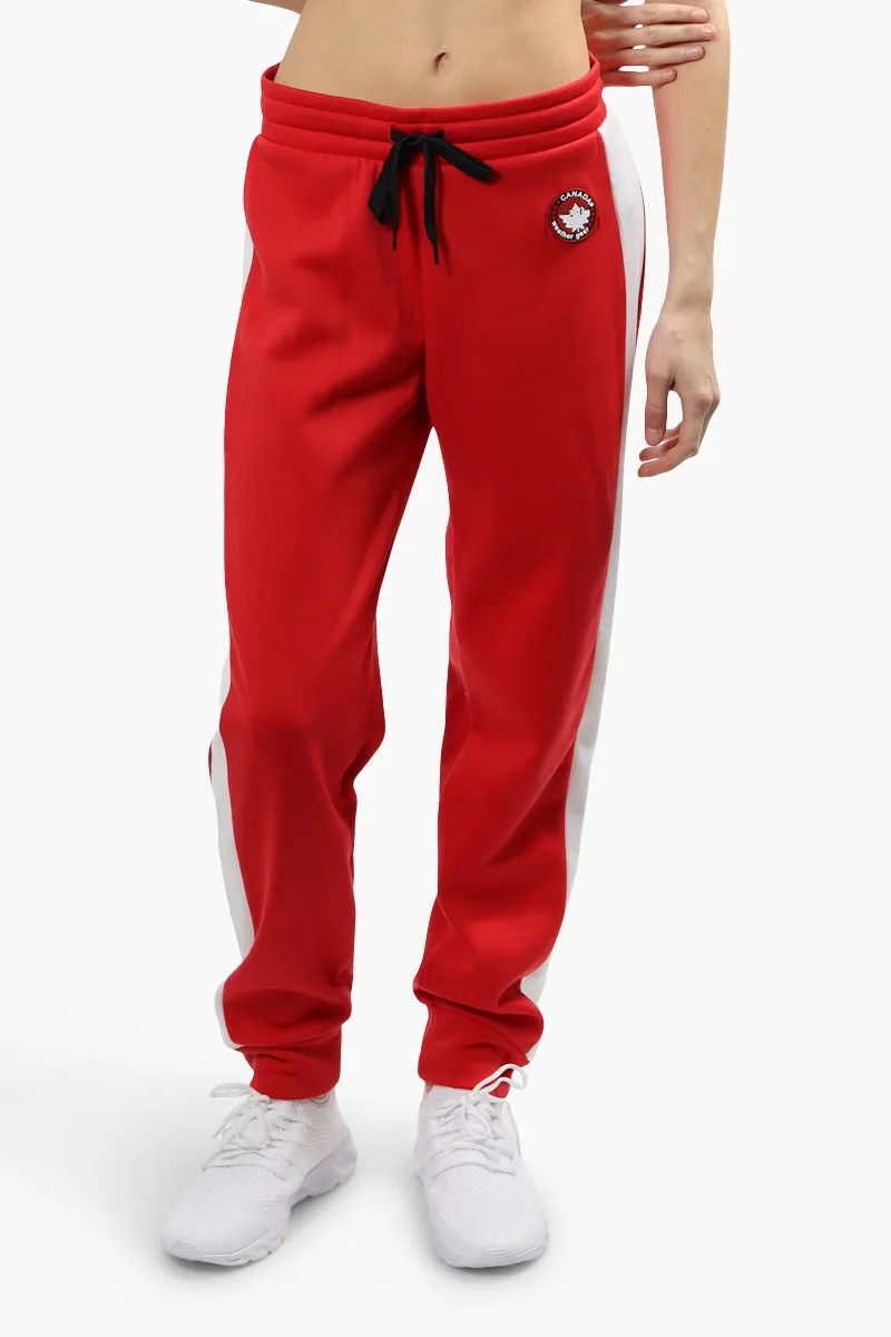 Canada Weather Gear Solid Side Stripe Joggers - Red sold by Fairweather