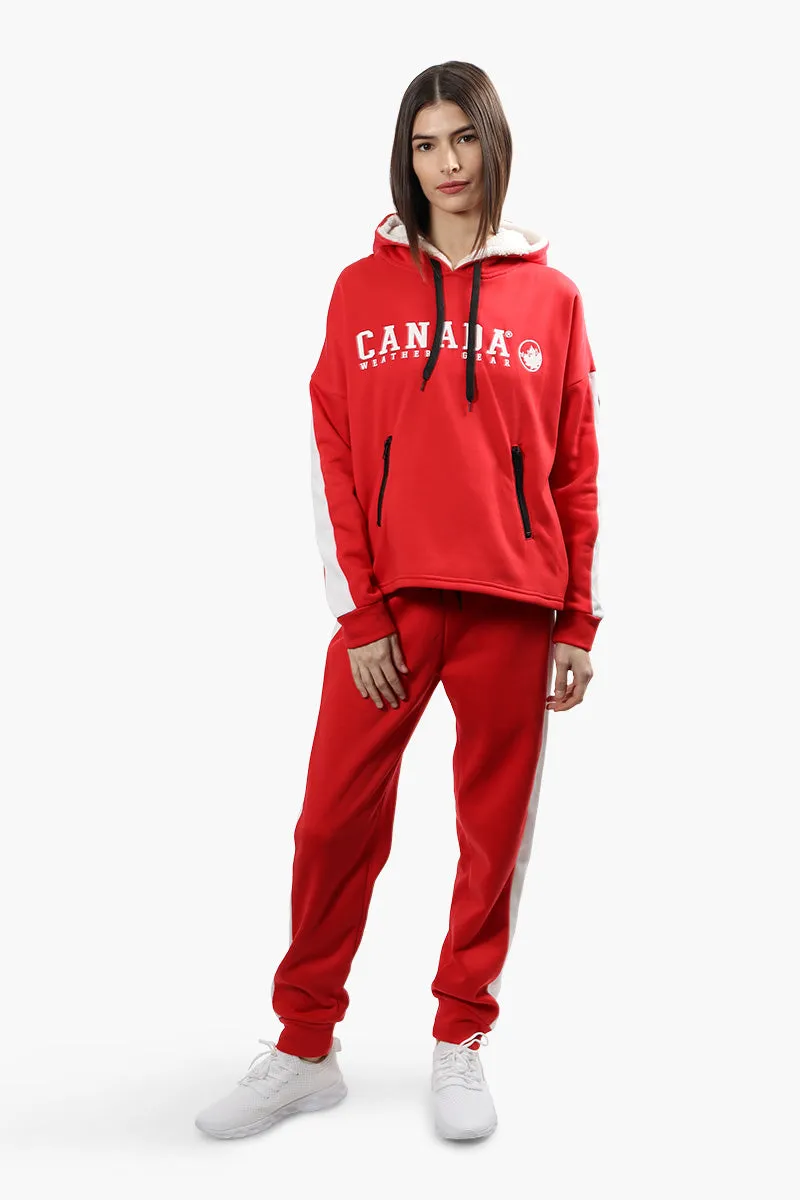 Canada Weather Gear Solid Side Stripe Joggers - Red sold by Fairweather product image thumbnail 2