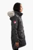 Canada Weather Gear Vegan Fur Hood Parka Jacket - Grey sold by Fairweather