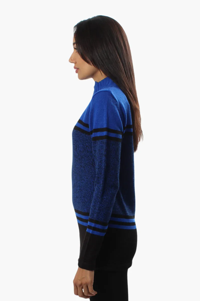 Canada Weather Gear Front Zip Pullover Sweater - Blue sold by Fairweather product image thumbnail 3