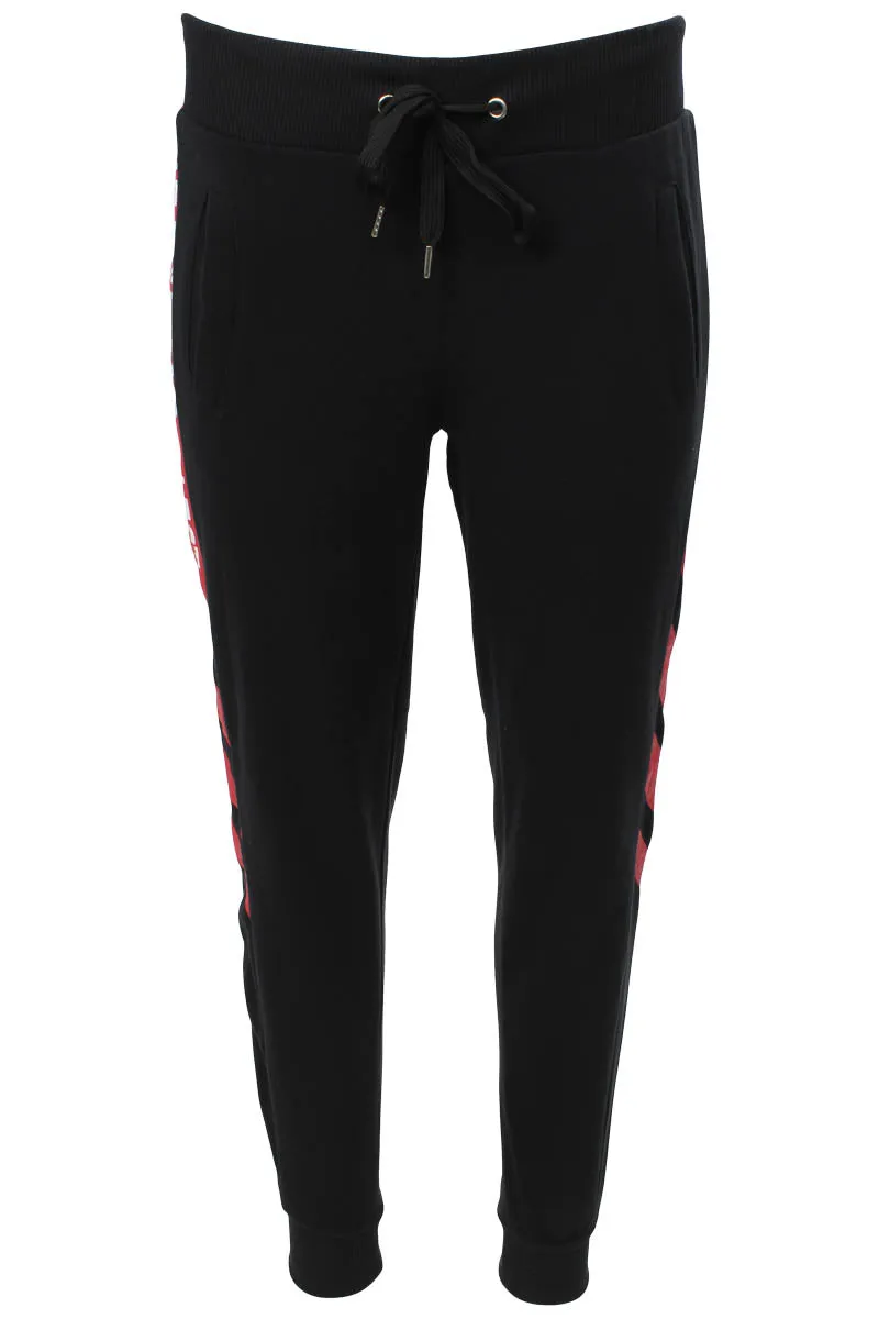 New Look Be The Coolest Side Print Joggers - Black sold by Fairweather