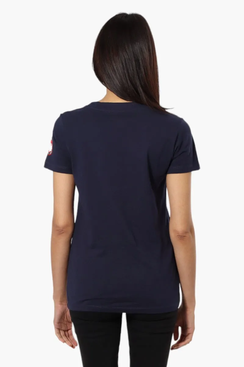 Canada Weather Gear Maple Leaf Print Tee - Navy sold by Fairweather product image thumbnail 4