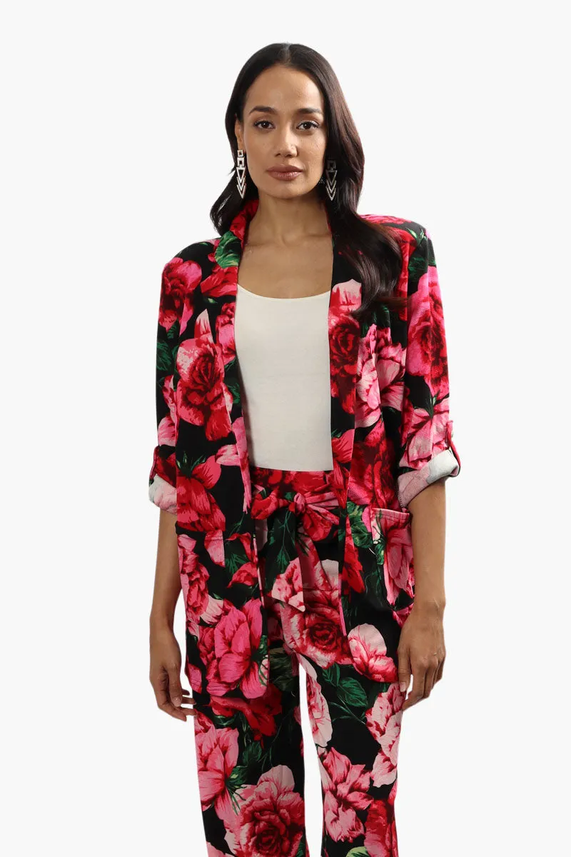 Impress Floral 2 Button Blazer - Pink sold by Fairweather