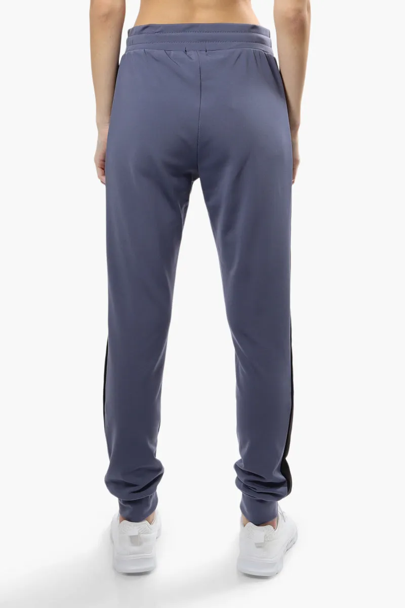 Fahrenheit Tie Waist Side Stripe Joggers - Purple sold by Fairweather product image thumbnail 4