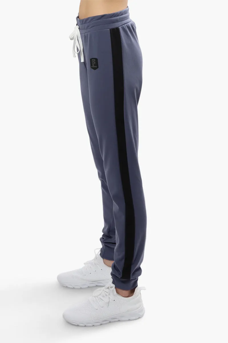 Fahrenheit Tie Waist Side Stripe Joggers - Purple sold by Fairweather product image thumbnail 3