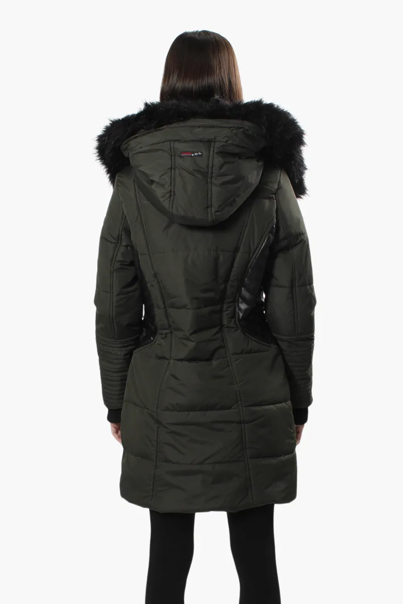 Canada Weather Gear Vegan Leather Insert Parka Jacket - Olive sold by Fairweather product image thumbnail 4