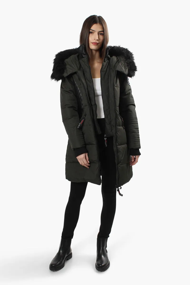 Canada Weather Gear Vegan Leather Insert Parka Jacket - Olive sold by Fairweather product image thumbnail 2