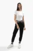 New Look Printed Waistband Joggers - Black sold by Fairweather