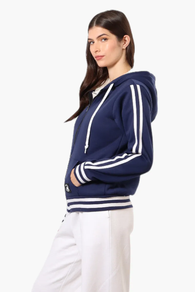 Canada Weather Gear Hooded Sherpa Lined Lightweight Jacket - Navy sold by Fairweather product image thumbnail 3