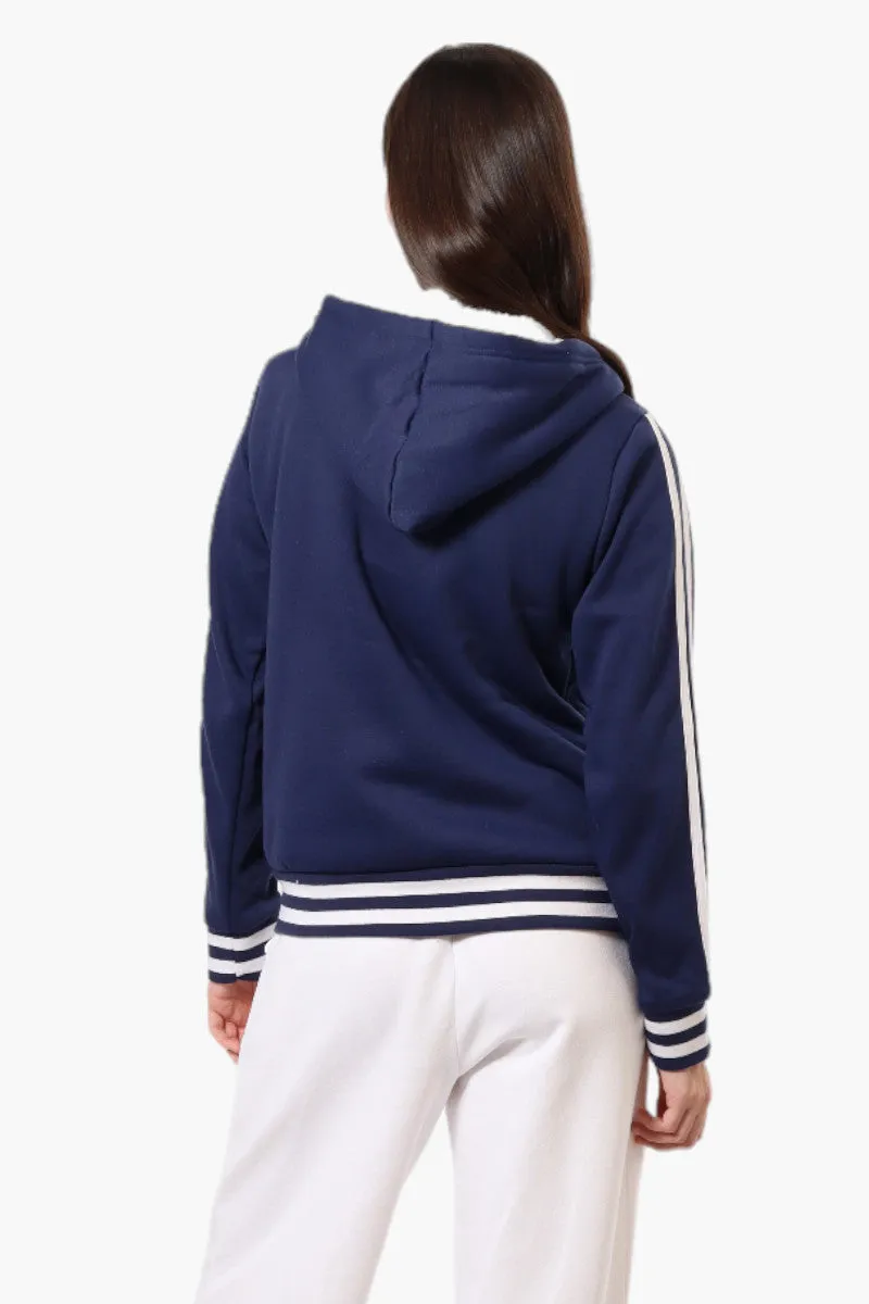 Canada Weather Gear Hooded Sherpa Lined Lightweight Jacket - Navy sold by Fairweather product image thumbnail 4