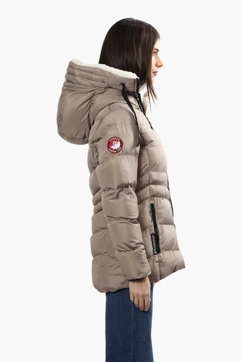Canada Weather Gear Sherpa Lined Bomber Jacket - Taupe sold by Fairweather product image thumbnail 3