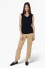 Urbanology Knit Eyelet Cowl Tank Top - Navy sold by Fairweather