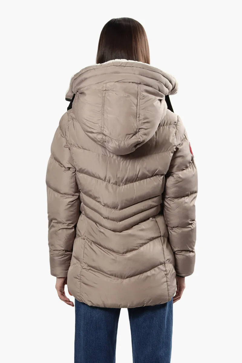 Canada Weather Gear Sherpa Lined Bomber Jacket - Taupe sold by Fairweather product image thumbnail 4