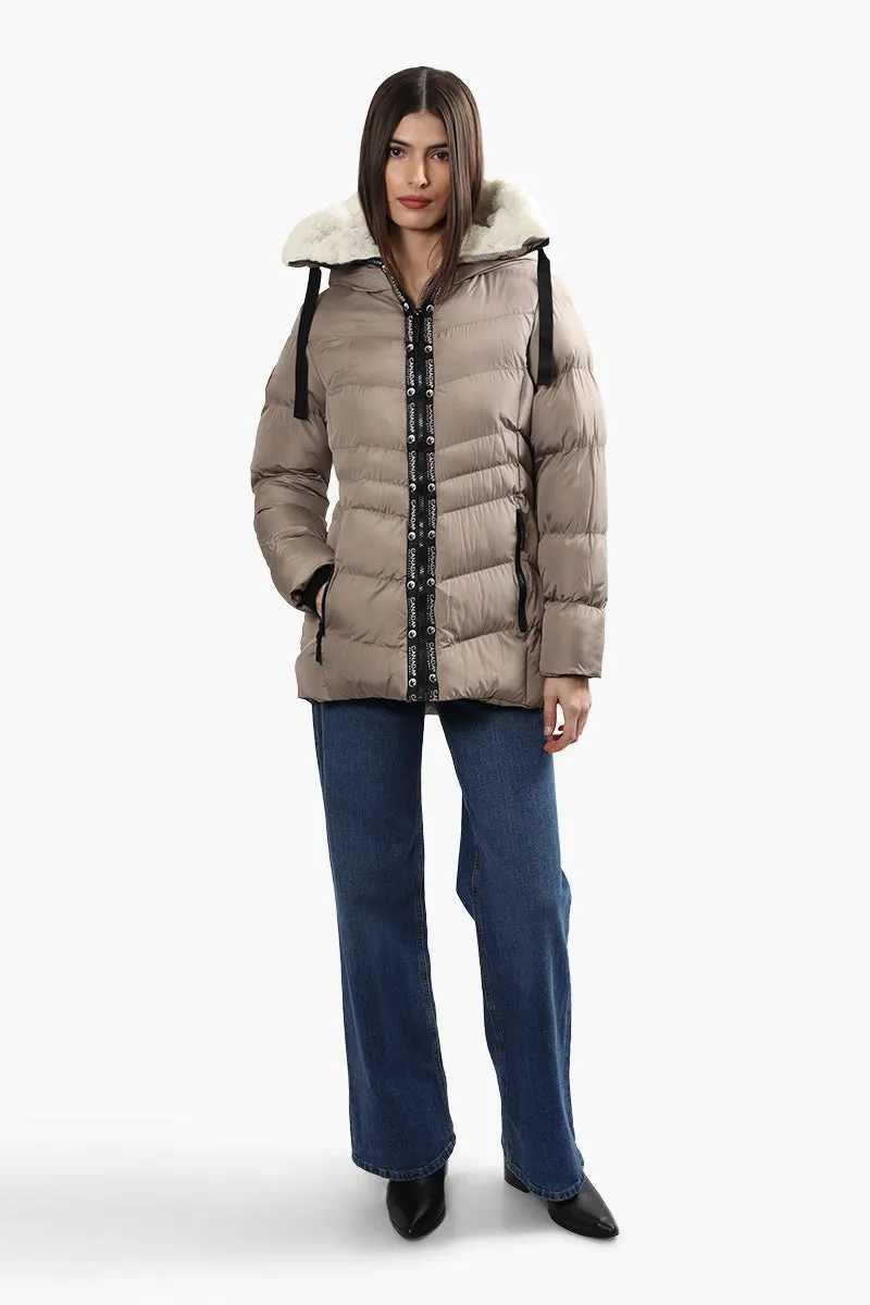 Canada Weather Gear Sherpa Lined Bomber Jacket - Taupe sold by Fairweather product image thumbnail 2