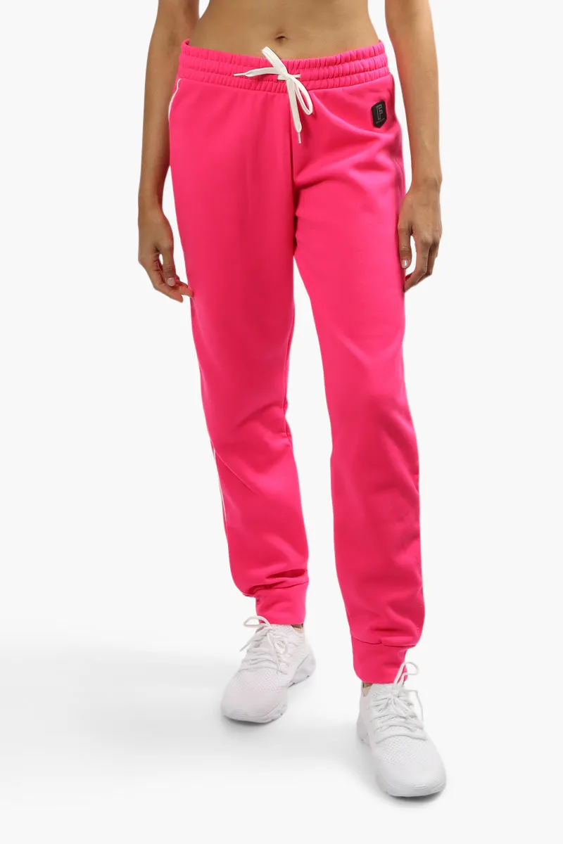 Fahrenheit Solid Piping Detail Joggers - Pink sold by Fairweather