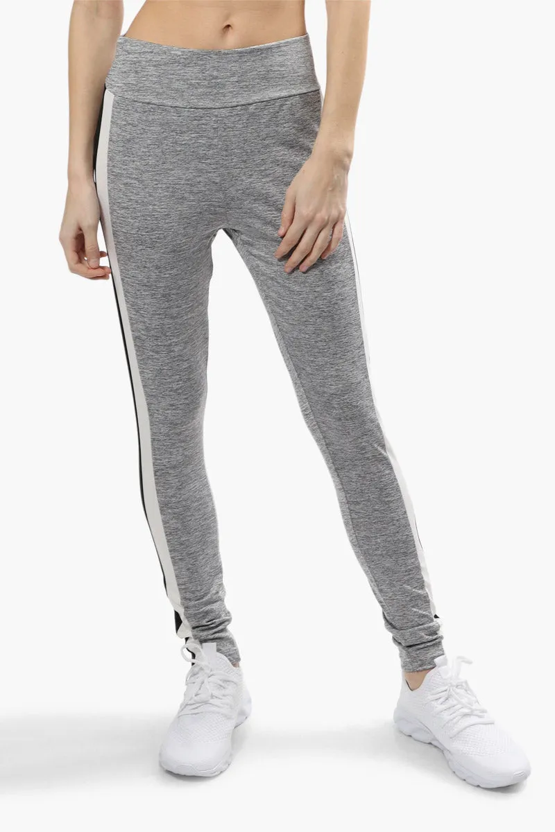 Canada Weather Gear Solid Side Stripe Leggings - Grey sold by Fairweather