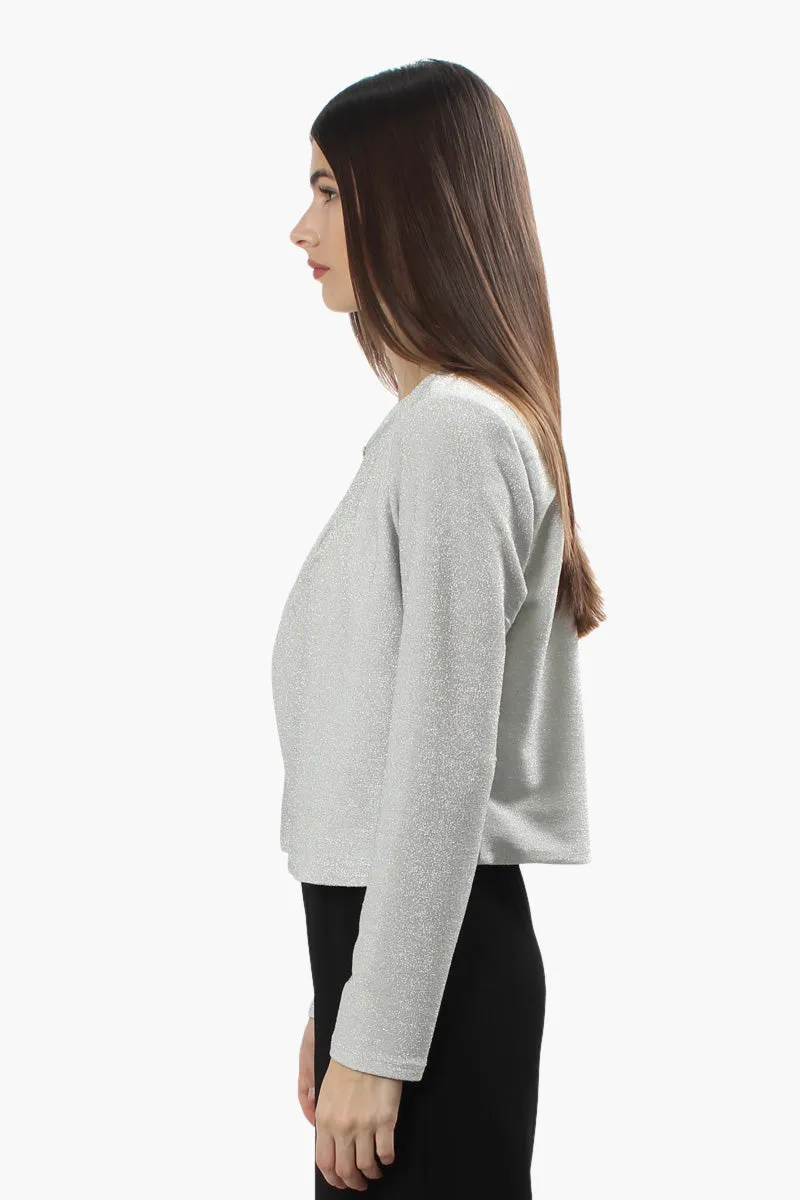 Limite Single Button Open Cardigan - Grey sold by Fairweather product image thumbnail 3