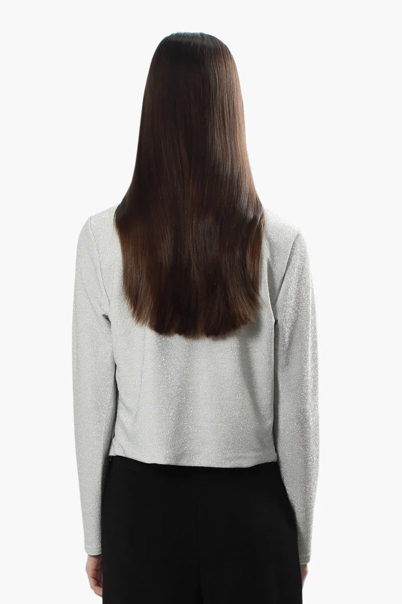 Limite Single Button Open Cardigan - Grey sold by Fairweather product image thumbnail 4