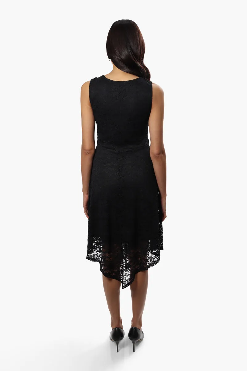 Limite Sleeveless Lace Cocktail Dress - Black sold by Fairweather product image thumbnail 4