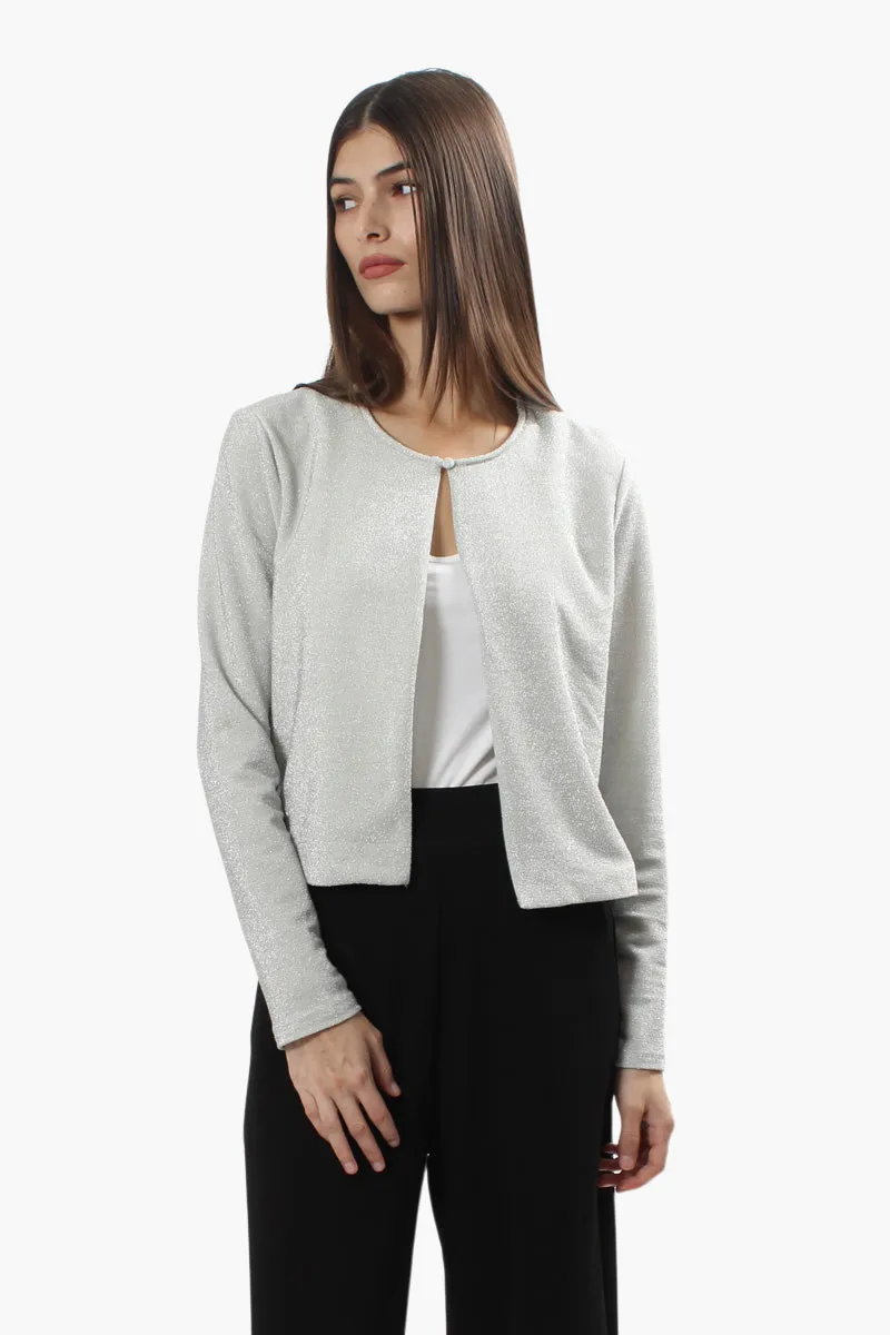 Limite Single Button Open Cardigan - Grey sold by Fairweather