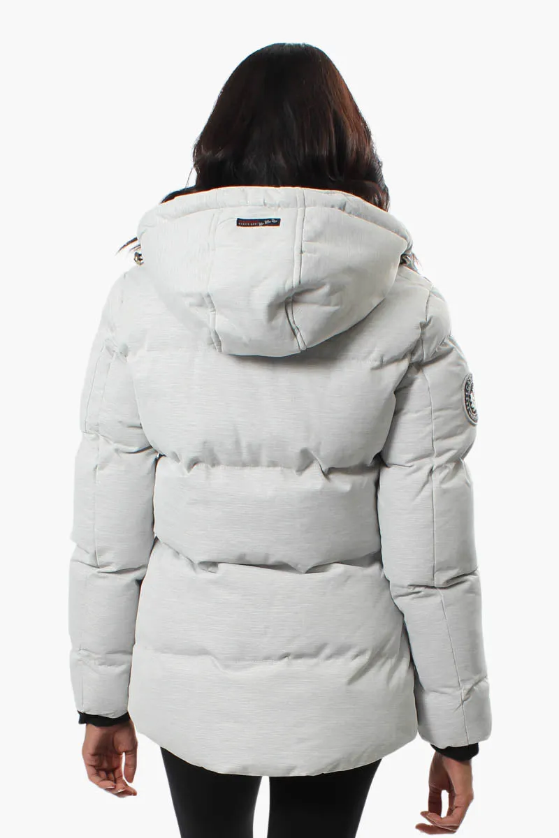 Canada Weather Gear Front Button Puffer Parka Jacket - Grey sold by Fairweather product image thumbnail 3