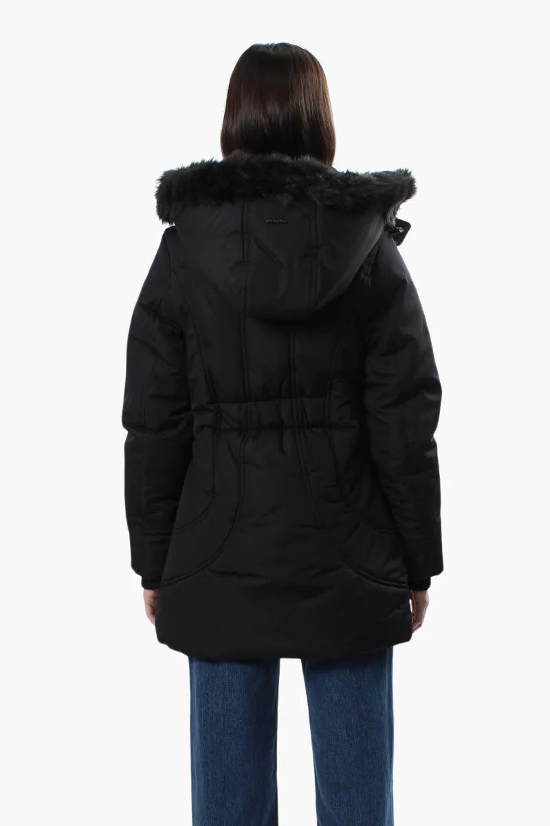 Oppenheimer Cinched Back Parka Jacket - Navy sold by Fairweather product image thumbnail 4
