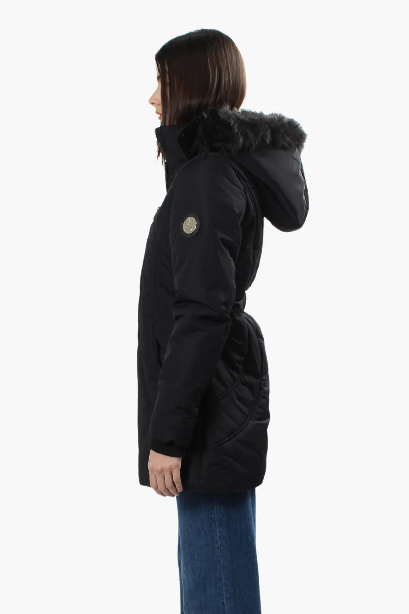 Oppenheimer Cinched Back Parka Jacket - Navy sold by Fairweather product image thumbnail 3