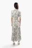 Beechers Brook Floral Crossover Maxi Dress - White sold by Fairweather