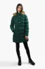 Canada Weather Gear Tie Waist Puffer Parka Jacket - Green sold by Fairweather
